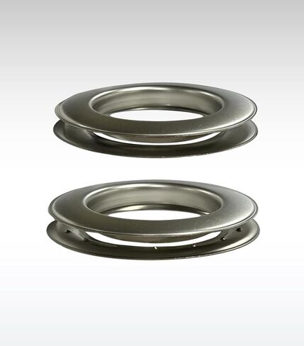 Micron Round #15 Brass Curtain Grommets and Plain Washers, Heavy Duty, Reliable, Durable, Satin Plated 51 mm (2") (100 Pcs Set) in Kuwait