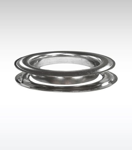 حلقات وغسالات ستائر نحاسية دائرية رقم 18 من ميكرون، شديدة التحمل، موثوقة، متينة، مطلية بالنيكل 65 مم (2-1/2 بوصة) (مجموعة 12 قطعة) in Kuwait