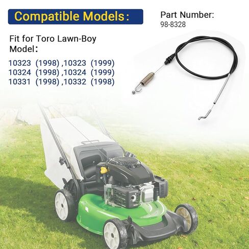 98-8328 Traction Drive Cable Replacement for Lawn-Boy Silver & Silverpro Series Mowers 10323 10324 10331 10332, 44-Inch Cable (1 Pack) in Kuwait