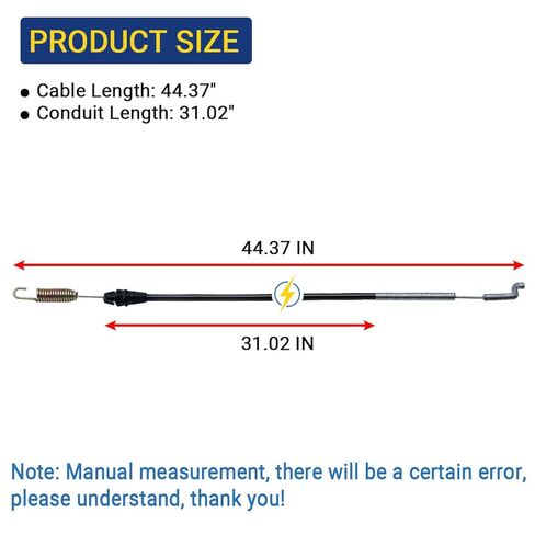 98-8328 Traction Drive Cable Replacement for Lawn-Boy Silver & Silverpro Series Mowers 10323 10324 10331 10332, 44-Inch Cable (1 Pack) in Kuwait