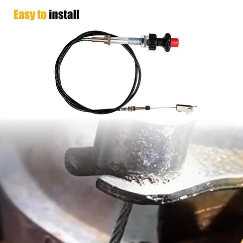 VCGTX10 10FT Heavy Duty Vernier Locking Throttle Cable Compatible with Household Industrial and Commercial PTO and Dump Applications, with Detachable Cable Head in Kuwait