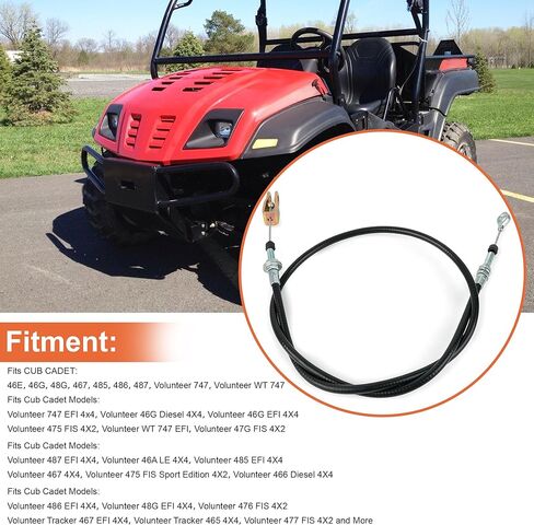 for CUB Cadet 946-04254 Park Control Cable Volunteer WT Tracker Sport Limited LE FIS in Kuwait