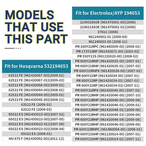 532194653 Control Cable Replacement for H-usqvarna 62522FE 65022ES AYP Poulan Pro Walk-Behind Mowers, Replaces 290-729 194653, 65 1/2" Length (1 Pack) in Kuwait