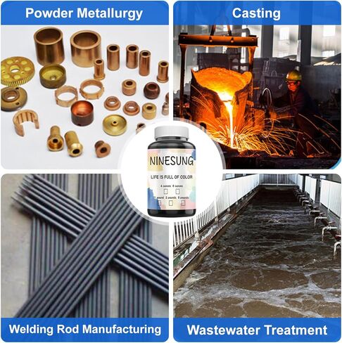 الرمل المغناطيسي، برادة الحديد، برادة مسحوق الحديد، نشارة مسحوق أكسيد الحديد للعلوم (4 أونصات) in Kuwait