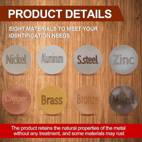 Moxweyeni 16 Piece Metal Identification Kit Magnetic and Non Magnetic Metal Discs Set with Storage Case for Educational Science Testing and Learning in Saudi Arabia