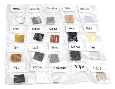 EISCO Materials Collection Set, Educational Exploration, Set of 20 Magnetic and Non-Magnetic Materials in Kuwait