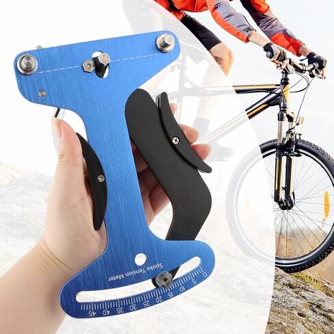 Bicycle Spoke Tension Meter Measuring Tool, Adjustment Wheel Repair Road Bike Indicator Meter Tensiometer Tools with Specification Caliper in Saudi Arabia