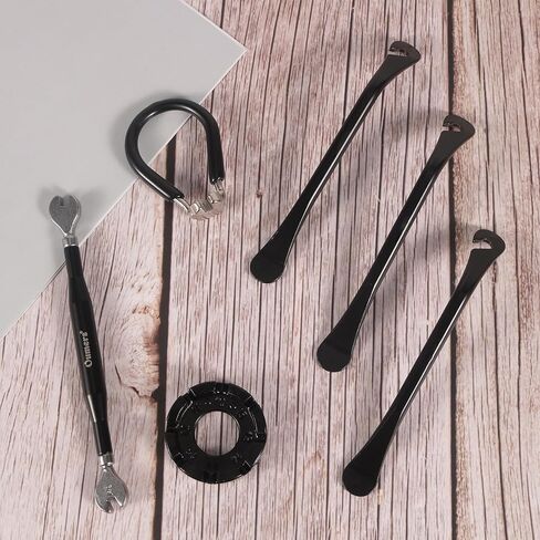 Oumers Bike Spoke Wrench, 3 Pieces Spoke Keys with 3 Bike Tire Levers, 6 Pieces Bicycle Repair Tool Kit, Cycling Pocket Tools for Wheel Rim Correction and Flat Tire Fix in Saudi Arabia