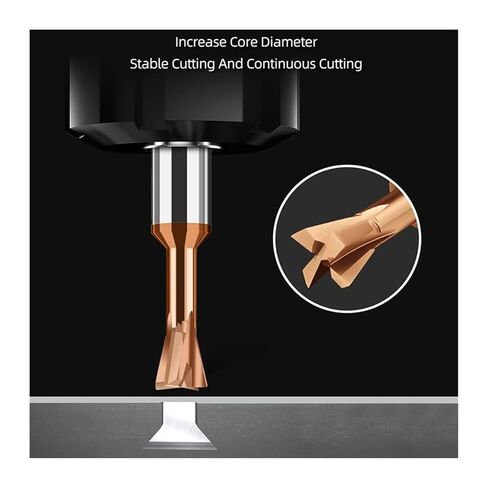 1 × قاطع طحن من الكربيد 30 45 60 75 درجة أدوات CNC لمعالجة المعادن من الفولاذ التنغستن قاطع الشطب غير مطلي (45 درجة، D9 × 60 لتر) in Kuwait