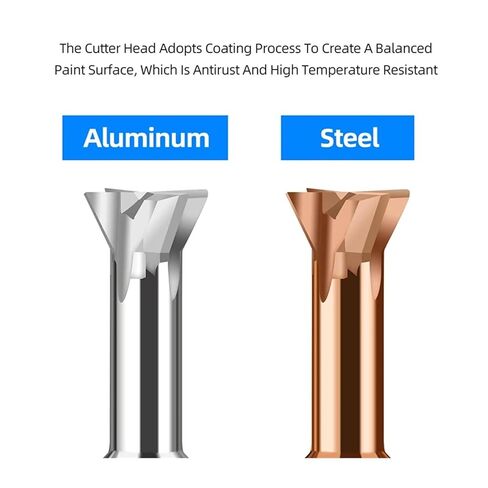 1 × قاطع طحن من الكربيد 30 45 60 75 درجة أدوات CNC لمعالجة المعادن من الفولاذ التنغستن قاطع الشطب غير مطلي (60 درجة، D12 × 60 لتر) in Kuwait