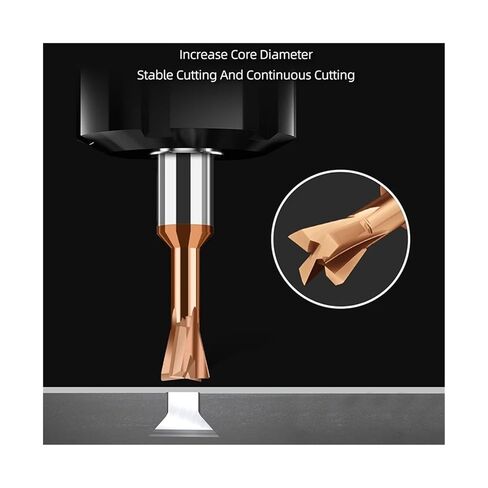 1 × قاطع كربيد متوافق 30 45 60 75 درجة أدوات CNC لمعالجة المعادن من فولاذ التنجستن قاطع الشطب المطلي (45 درجة، D6 × 50 لتر) in Kuwait