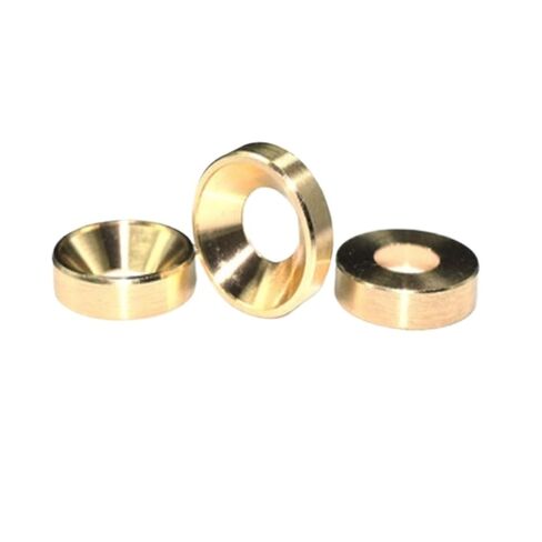 Flat Washers,Bolt Repair,M3-M6 Brass Copper Countersunk Head 8-14mm OD 10 Pcs(M6x14mmx3mm) in Saudi Arabia