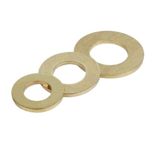 Flat Washers,Bolt Repair,50 Pcs Meson Pad Sheet Metal Collar Brass Washer Multiple Sizes(M4) in Kuwait