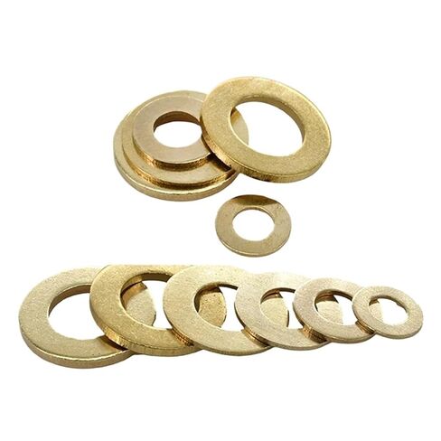 غسالات إصلاح البراغي، حشوات دائرية مسطحة من النحاس الصلب، تشكيلة M2-M20 (M4x12x1(100 قطعة)) in Kuwait