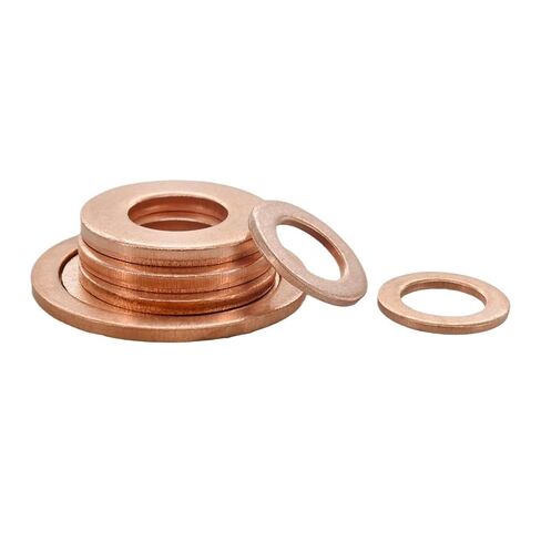 غسالات إصلاح الترباس المسطح، حشية دائرية نحاسية M5-M24 8-20 قطعة (M10x14x1(50 قطعة)) in Kuwait