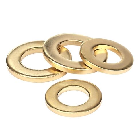 Flat Washers,Bolt Repair, Brass M2-M20 1242 Pcs(M4x8x0.5mm-100PCS)(M8x24x1.5mm20PCS) in Saudi Arabia