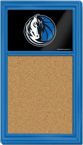 The Fan-Brand NBA Dallas Mavericks: Cork Note Board- Sports Decor for Home, Game Room, Fan Cave & Garage - USA Made in Saudi Arabia
