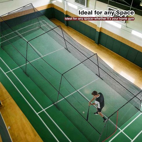 Baseball Batting Cages for Backyard with Net and Frame, 30FT/40FT Batting Cage for Baseball and Softball, Integrated Gate Net Design in Saudi Arabia