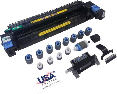 CE977A-DMK-USA (RM1-6180 CE707-67912) مجموعة الصيانة الفاخرة لـ HP Color Laserjet CP5520 CP5525 M750 تشمل CE977A الصمامات ، RM1-6128 RONDRAND ، TRAY 1-6 ROLLER KIT (110V) in Kuwait