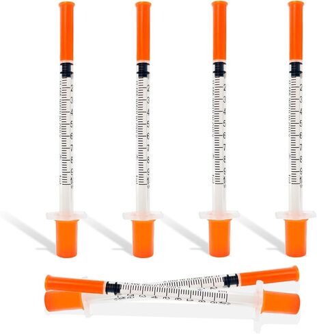 30 Pack U-100 1ml 30G 5/16 Inch 8mm Jeringa, Individual Wrapped in Kuwait