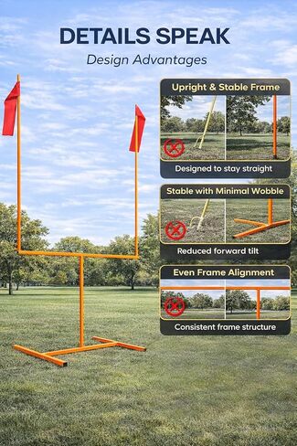 مجموعة عمود مرمى كرة القدم الفولاذية القابلة للتعديل مع كرة القدم ومضخة، وأعمدة مرمى في الفناء الخلفي للأطفال والكبار، معدات تدريب كرة القدم الخارجية المقاومة للصدأ in Kuwait