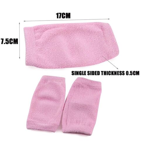 1Pair Pink Gel Elbow Sleeves Elastic Breathable Elbows Protector Cover in Kuwait