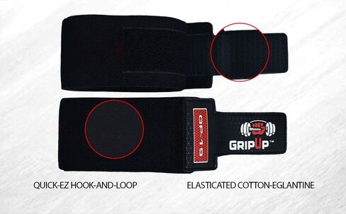 Fitness Elbow Wraps Weightlifting (Pair) 39" Adjustable Brace Joint Support Pain Relief Tendonitis Elbow Straps Weight Lifting Bench Press Gym Workouts Bands Men & Women in Saudi Arabia