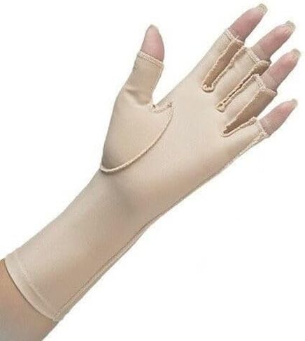 Edema Glove, Over Wrist, 3/4 Length/Tipless, Size: M, Right in Kuwait