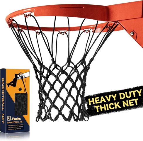 Premium Quality Professional Heavy Duty Basketball Net Replacement - All Weather Anti Whip,Fits Standard Indoor or Outdoor 12 Loops Rims12 Loops in Saudi Arabia