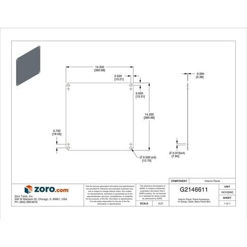 لوحة Wiegmann NP1616C NPC لحاويات سلسلة N412C النهائية، مقاس 14.2 × 14.2 بوصة، فولاذية in Kuwait