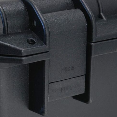 CB022 B حقيبة أدوات مقولبة مقاس 22 × 14 × 7 بوصة مع عجلات، باللون الأسود in Kuwait