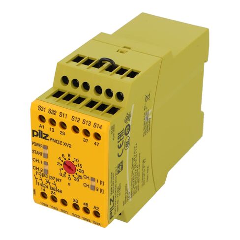 بنوز/XV2/30/24VDC | بنوز XV2 30/24VDC 2n/o 2n/o t | 774500 | PILZ 774500 PNOZ XV2 30/24VDC 2N/O 2N/O T مرحل الأمان، 2NO، 2NO متأخر، 24VDC in Kuwait