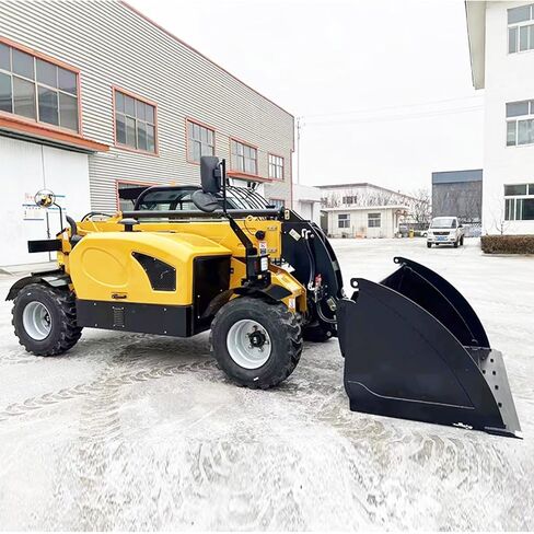 Heavy-Duty Telescopic Handler with Proportional Braking, Versatile Telescopic Boom Handler for Industrial Sites, 4WD Mobile Telehandler Forklift with Load Moment Indicator, Easy Maintenance in Saudi Arabia