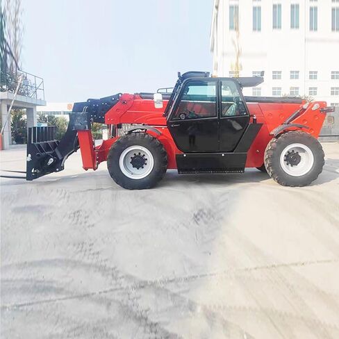 Industrial Telescopic Handler Forklift with Load Moment System | 4WD Mobile Telescopic Boom Handler for Agriculture | Heavy-Duty Telehandler with Joystick Control & Automatic Fork Leveling in Saudi Arabia