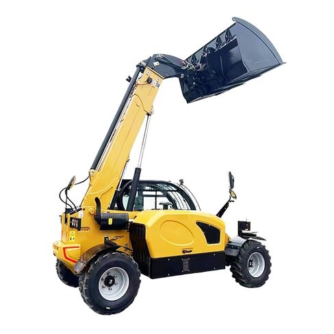 Industrial Telescopic Handler with Load-Sensing Steering | Heavy-Duty Mobile Telescopic Boom Handler Equipped with Stable Outriggers & Frame Lateral Leveling for Construction in Saudi Arabia