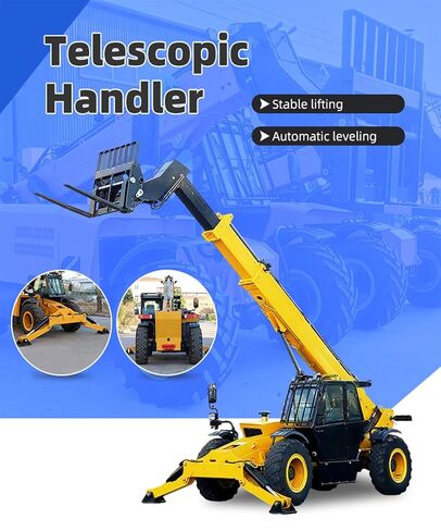7-10m Telescopic Handler Forklift, Industrial Telescopic Boom Handler with Intelligent Safety System and Multi-Attachment Forklift in Saudi Arabia