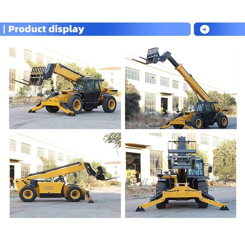 7-10m Telescopic Handler Forklift, Industrial Telescopic Boom Handler with Intelligent Safety System and Multi-Attachment Forklift in Saudi Arabia