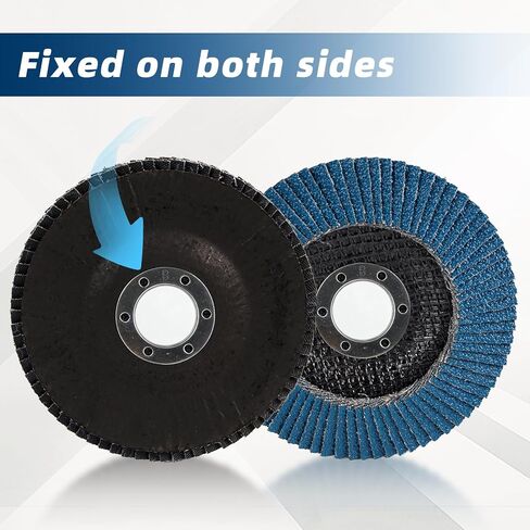 10 Pack 4.5" x 7/8" Premium Zirconia Flap Disc, 40 Grit Type 29，4 1/2 for Angle Grinder， Flap Sanding Disc for Stainless Steel，Metal, Wood in Saudi Arabia