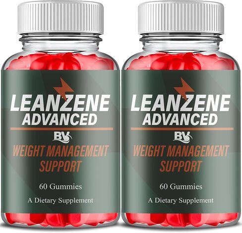 BLUE VIBE LeanZene Advanced Keto ACV Gummies, Lean Zene Advanced Natural Keto Wellness Support Formula Gummies, LeanZene Keto ACV & Overall Health Support Supplement (2 Pack - 120 Gummies) in Kuwait
