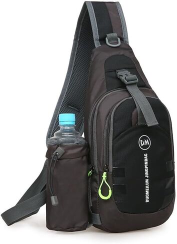 Chest Crossbody Sling Backpack Bag Travel Bike Gym Daypack for Women Men Convenient Travel, Large Capacity, Compact Size in Saudi Arabia