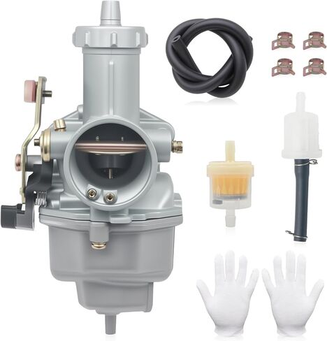 Triumilynn Carburetor Replacement for Honda ATC185 ATC185S ATC200 ATC200E ATC200ES Big Red ATC200S ATC200M Carb Carburateur with Fuel Line Filter in Kuwait