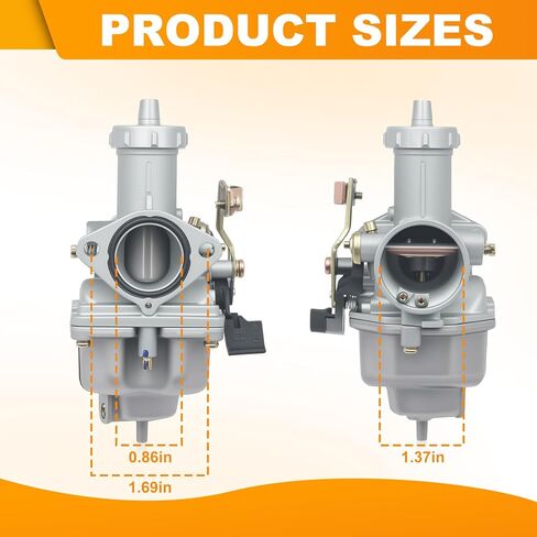 Triumilynn Carburetor Replacement for Honda ATC185 ATC185S ATC200 ATC200E ATC200ES Big Red ATC200S ATC200M Carb Carburateur with Fuel Line Filter in Kuwait