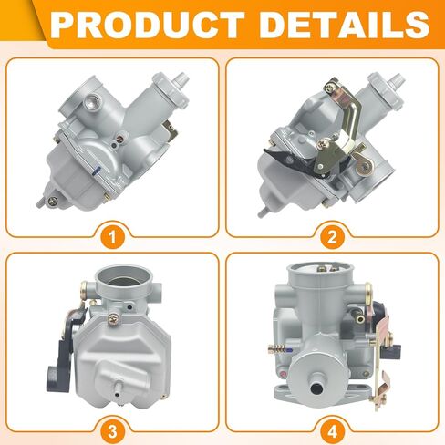 Triumilynn Carburetor Replacement for Honda ATC185 ATC185S ATC200 ATC200E ATC200ES Big Red ATC200S ATC200M Carb Carburateur with Fuel Line Filter in Kuwait
