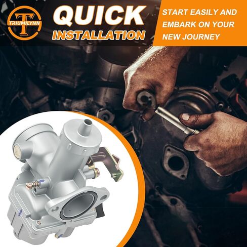 Triumilynn Carburetor Replacement for Honda ATC185 ATC185S ATC200 ATC200E ATC200ES Big Red ATC200S ATC200M Carb Carburateur with Fuel Line Filter in Kuwait