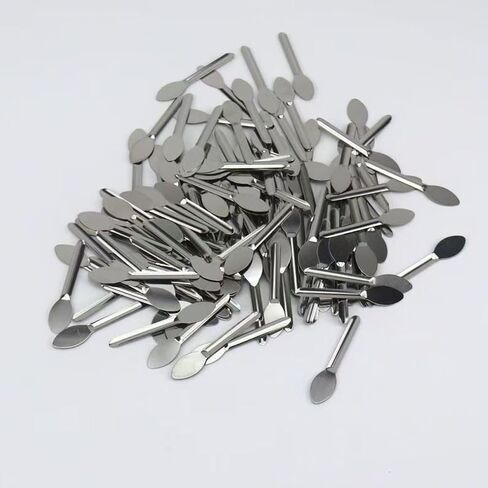 15 Pack Empty Capsule Filling Kit Mini Spoon Metal Medicine Spoon Shovel Scoop Micro Lab Spoons for Empty Capsules Filling Machine Kit Vegetarian Bundle Vegan Gelatin Capsule Pills Filler in Kuwait