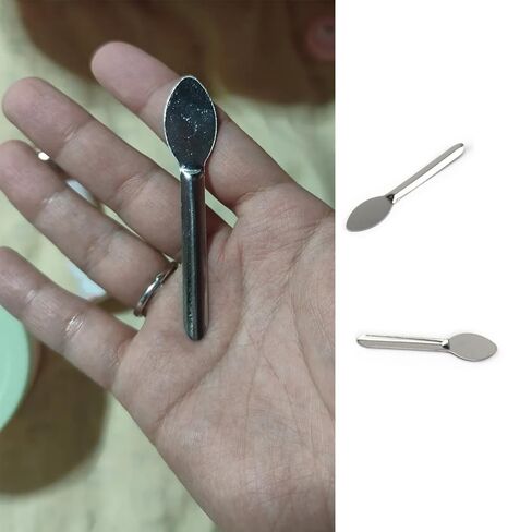 15 Pack Empty Capsule Filling Kit Mini Spoon Metal Medicine Spoon Shovel Scoop Micro Lab Spoons for Empty Capsules Filling Machine Kit Vegetarian Bundle Vegan Gelatin Capsule Pills Filler in Kuwait