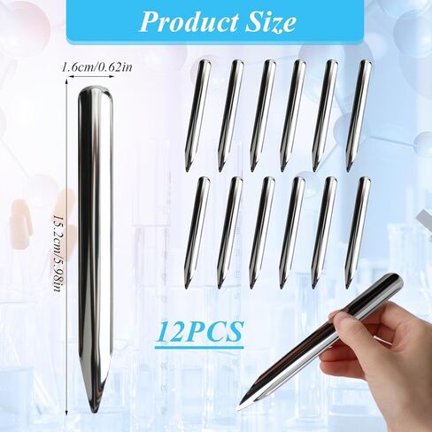 مجموعة ملاعق مختبر من الفولاذ المقاوم للصدأ مكونة من 12 قطعة، ومجارف مسحوق ملعقة معدنية للمختبر، ومجارف خرز قوية مزدوجة الأطراف وأدوات مختبرية للخلط وأخذ العينات وملء المساحيق (12 قطعة) in Kuwait