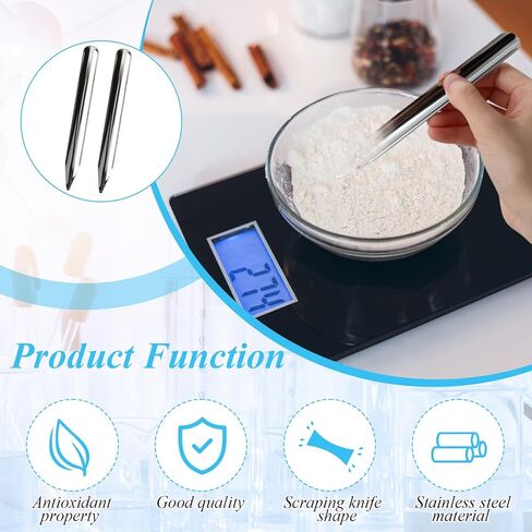 مجموعة ملاعق مختبر من الفولاذ المقاوم للصدأ مكونة من 12 قطعة، ومجارف مسحوق ملعقة معدنية للمختبر، ومجارف خرز قوية مزدوجة الأطراف وأدوات مختبرية للخلط وأخذ العينات وملء المساحيق (12 قطعة) in Kuwait