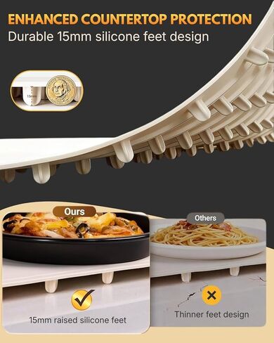 Extra Large Warming Mat for Food (36x15 Inch) with 6 Temperature Levels, Timer, Child Lock Safety and Heat Resistant Pad –Food Warming Mat for Buffets, Chafing Dishes, Parties and Everyday Use in Saudi Arabia