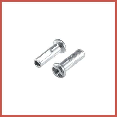 ACROPIX 40 Pcs Bicycle Steel Spokes 14G Bike Spoke 230mm Length with Nipples for Most Bicycle Car Parts in Kuwait